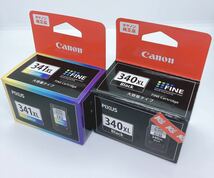 【未開封】CANON 純正インクカートリッジ　BC-340XL BC-341XL キャノン純正インク 大容量 【セット】【期限内】_画像1