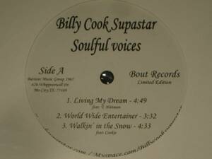 Billy Cook Supastar - Soulful Voices 5点で送料無料!!! 12''