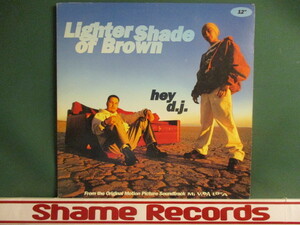 Lighter Shade Of Brown ： Hey D.J. 12'' (( Malcolm McLaren カバーRap! / DJ / 落札5点で送料無料