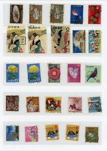 昭和30年代記念切手使用済35枚