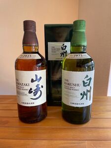 サントリー山崎 シングルモルトウイスキー SUNTORY ノンビンテージ 白州