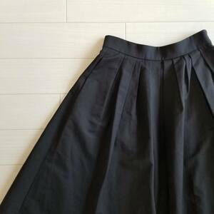 BALLSEY ball ji. flair skirt plain knee height lady's bottoms size 34 black JL6