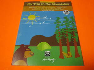 輸入教則本（お子様向け音楽教本）My Trip to the Mountains　CD付　音楽教室のアイディア　など　同梱サイズ【７】