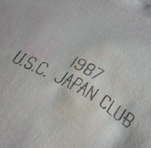 VINTAGE 当時物 80s キースヘリング Keith Haring Tシャツ 中古品 1987 U.S.C JAPAN CLUB ビンテージ 入手困難 _画像6