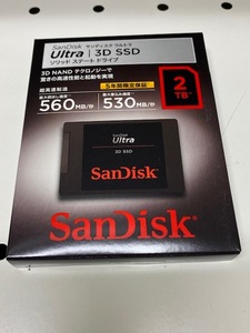 ★SanDisk Ultra 3D SSD サンディスク 超高速SSD 2TB ソリッドステートドライブ 2TB 新品未使用未開封品