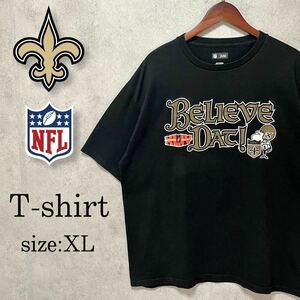 【NFL】ニューオーリンズ・セインツ /スーパーボウル プリント Tシャツ