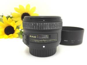 〇Nikon ニコン AF-S NIKKOR 50mm f/1.8G 単焦点レンズ 動作品