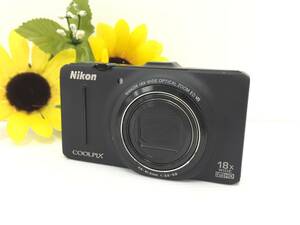 〇Nikon ニコン COOLPIX S9300 クールピクス コンパクトデジタルカメラ ノーブルブラック 動作品