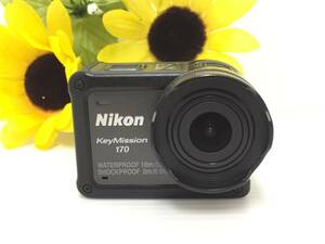 〇Nikon ニコン KeyMission 170 4K対応 アクションカメラ 防水・耐衝撃・耐寒・防塵 動作品