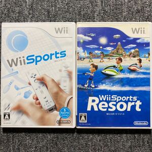 Wii Wiiスポーツ Wiiスポーツリゾート 2本セット
