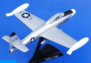 ■即決1/100【F-84サンダージェット】デルプ世界の戦闘機No.53