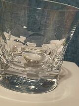【中古品】Baccarat バカラ ロックグラス クリスタル ガラス　程度良好 箱なし_画像2
