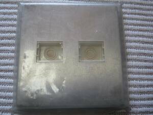  Matsushita new gold 2 type WN6582 2 ream telephone line plate new old 