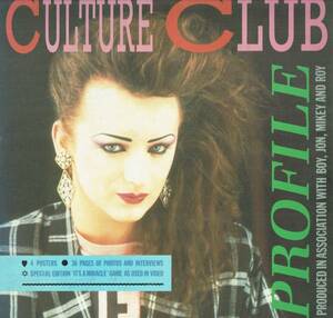 CULTURE CLUB　カルチャークラブ　「PROFILE」　MADE IN ENGLAND　1984年