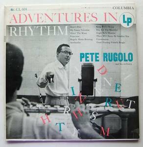 ◆ PETE RUGOLO / Adventures In Rhythm ◆ Columbia CL-604 (red:dg) ◆