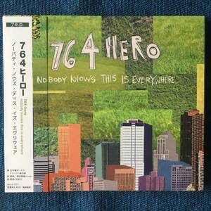 《USインディーCD》764ヒーロー/ノーバディ・ノウズ・ディス・イズ・アヴリウェア～764HERO/Nobody Knows/tiger style