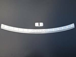  Porsche Macan Macan S Macan stainless steel rear step board scuff plate cover rear bumper 