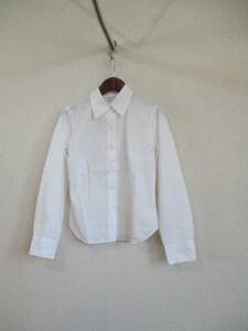  Agnes b white long sleeve shirt (USED)42917②)