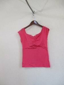 KLEINDOEIL( Michel Klein ) pink short sleeves cut and sewn USED52017②