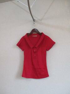 FromLoveThreeピンク半袖襟付カットソーシャツ(USED）61717