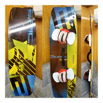 129x39cm Epic kiteboard kiteboarding 129 x39cm エピックスパルタンカイトボードカイトボーディングコンプリートフィンフットストラップ_画像1