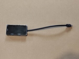 Mini DisplayPort HDMI DVI VGA変換アダプター 3way
