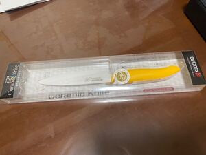 京セラ 11cm セラミックナイフ イエロー 無料研ぎ直し券付き
