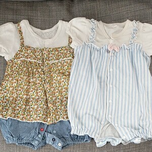 半袖ロンパース ベビー服 70cm