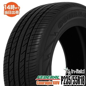 【2018年製】COURAGIA XUV P235/55R18 104V XL FEDERAL フェデラル SUV・4WDタイヤ 235/55-18 タイヤ 新品 1本