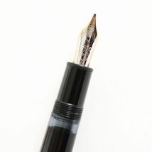 極美品■MONTBLANC モンブラン NO146 マイスターシュテュック ペン先 14K BBニブ 希少 極太軸 吸引式 万年筆 ブラック×ゴールド (4)_画像6