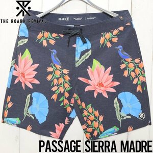 【送料無料】THE ROARK REVIVAL ロアークリバイバル PASSAGE SIERRA MADRE BOARDSHORTS 18インチレングス RB389 34インチ