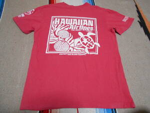 HAWAIIAN AIRLINES アロハ航空 Tシャツ 海亀 アオウミガメ サーフィン サーファー 飛行機 旅客機 企業物 ハワイ ボーイング SURFING SURFER