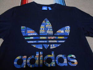 ２０１５年製 ADIDAS アディダス トレフォイル 1970S 青箱ボックス グラフィック フットボール ボブマーリー サッカーHIPHOP DJ BASKETBALL