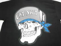 JB即決 DOGTOWN ドッグタウン x SUICIDAL SKATES スーサイダル JASON JESSEE ジェイソンジェシー EATSHIT SKULL Tシャツ 黒 XLサイズ 新品_画像4