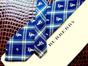 *E1641R* ликвидация запасов SALE* Burberry [ Logo входить * птица утка утка ] галстук 