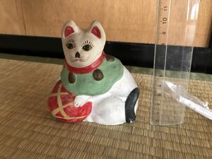 最終値下げ！猫の置物　郷土玩具 招き猫 民芸品 レトロ猫　アンティーク猫　骨董品