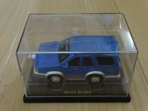 ミニカー プルバックカー トヨタ ハイラックス サーフ 青/銀 TOYOTA Hilux Surf 2代目 N130系