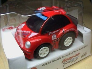 チョロＱ　New Beetle Class　Snap-on Racing　レッドカラー