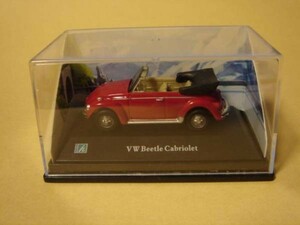  Hongwell kala llama 1/72 VW Beetle Cabriolet red color Beetle 