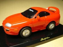 プルバックカー JZA80 TOYOTA SUPRA トヨタ スープラ 赤色_画像1