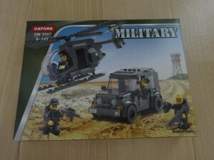 レゴ互換 ブロック玩具 OXFORD OM 3307 MILITARY オックスフォード ブロック ヘリコプター ジープ