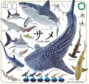 ネイチャーテクニカラー 400 サメ 全６種 セット ホホジロザメ ジンベエザメ アカシュモクザメ ニタリ レモンザメ ミツクリザメ shark
