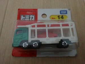 絶版 トミカ No.14 三菱ふそう スーパーグレート キャリアカー ミニカー ミニチュアカー TOMICA Mitsubishi Fuso SUPER GREAT TRUCK