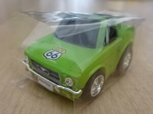 チョロＱ マスタング フォード ムスタング ファストバック グリーン 緑色 Ford Mustang FASTBACK ROUTE ルート66 ミニカー ミニチュアカー