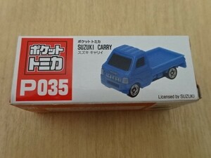 ポケット トミカ ポケットトミカ Vol.5 スズキ キャリイ キャリィ 青色 P035 SUZUKI CARRY 軽トラ 軽自動車 軽トラック ミニカー Toy Car