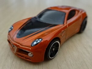 即決 HW Hot WHeeLS ALFA ROMEO 8C COMPETIZIONE アルファロメオ コンペティツィオーネ ホットウィール ミニカー ミニチュアカー オレンジ