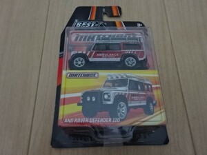 マッチボックス ランドローバー ディフェンダー 救急車 BEST OF MATCHBOX LAND ROVER DEFENDER 110 AMBULANCE ミニカー ミニチュアカー