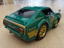 @car プルバックカー ミニカー ドライブタウン ハシリヤシリーズ GT-R ケンメリ スカイライン レーシング KPGC110型 ミニチュアカー_画像4