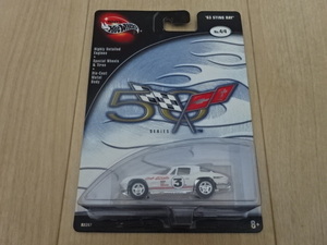 HW 100% Hot WHeeLS ホットウィール '63 STING RAY Chevrolet Corvette Chevy シボレー シェビー コルベット スティングレイ ミニカー