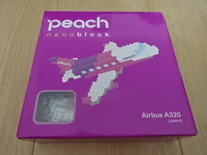 . goods pavilion na knob lock pi- Cheer bie-shon air bus jet passenger plane airplane nanoblock Airbus A320 JA801P LCC Peach Aviation Limited